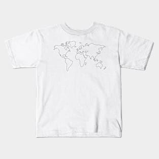 World Map Kids T-Shirt